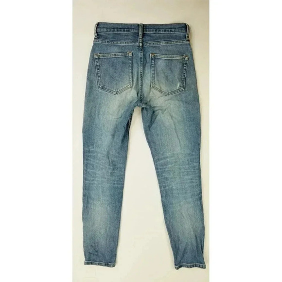Everlane Size 25X26 Ankle Women's Blue Denim Jeans 98% Cotton 2% Elastane - Picture 1 of 11